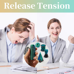 gzrnje Spiral Cone fidget toy 3 delivers satisfying rotations for concentration.