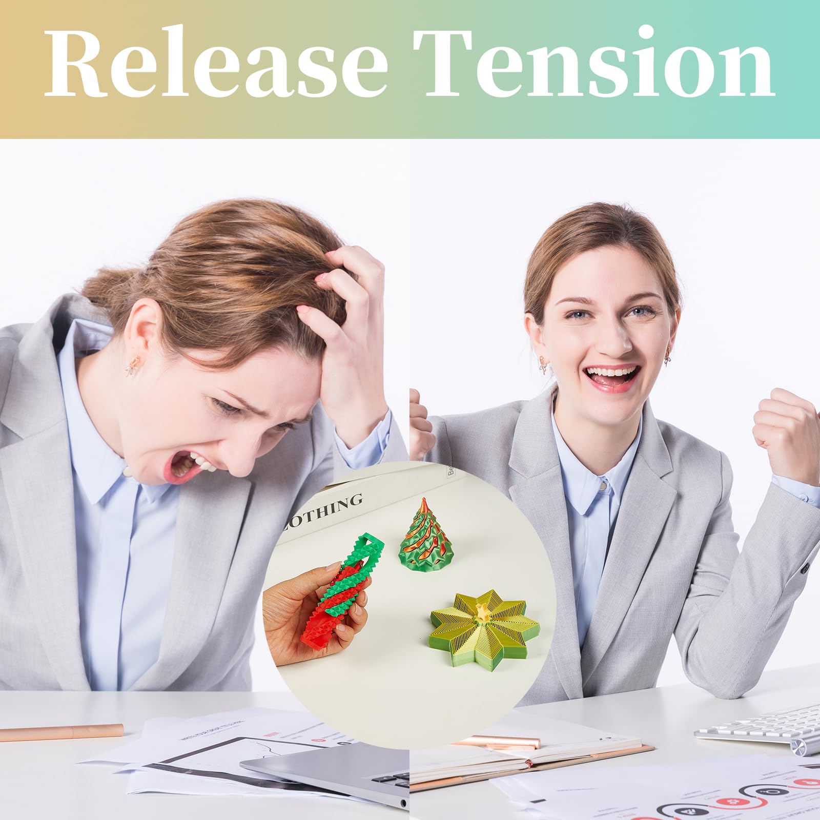 gzrnje stress relief fidget – ergonomic design supports focused work.