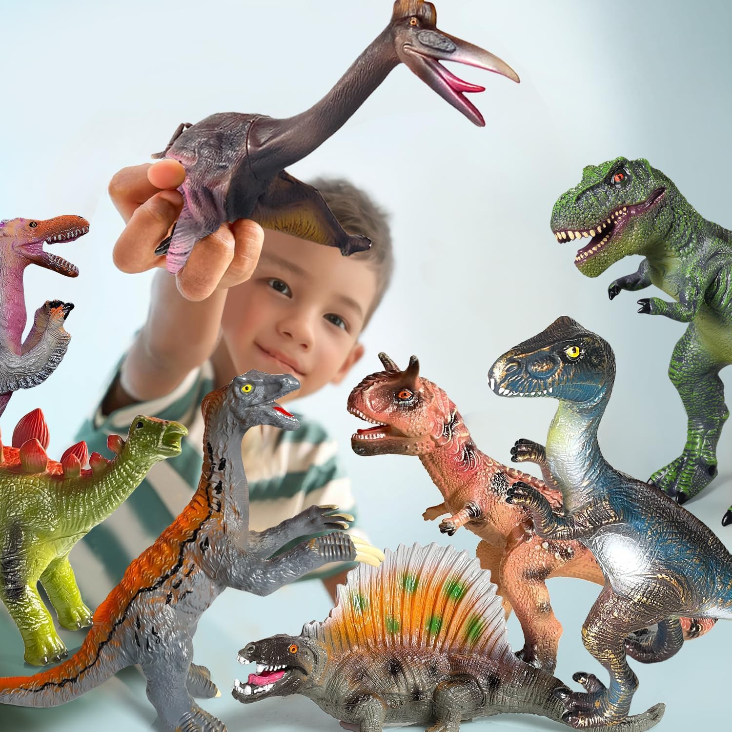 Gzsbaby Carnotaurus figure ideal for science-inspired storytelling.