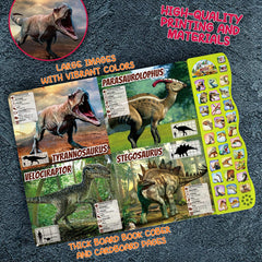 Gzsbaby dinosaur book stickers encourage fine motor skills while exploring dinosaurs