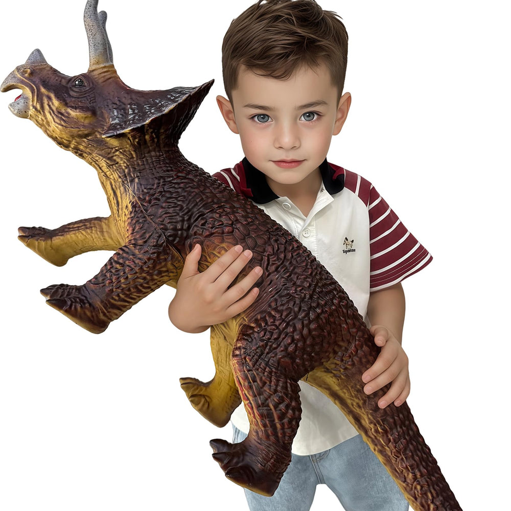 Gzsbaby giant Triceratops with detailed texture sparks imaginative learning.