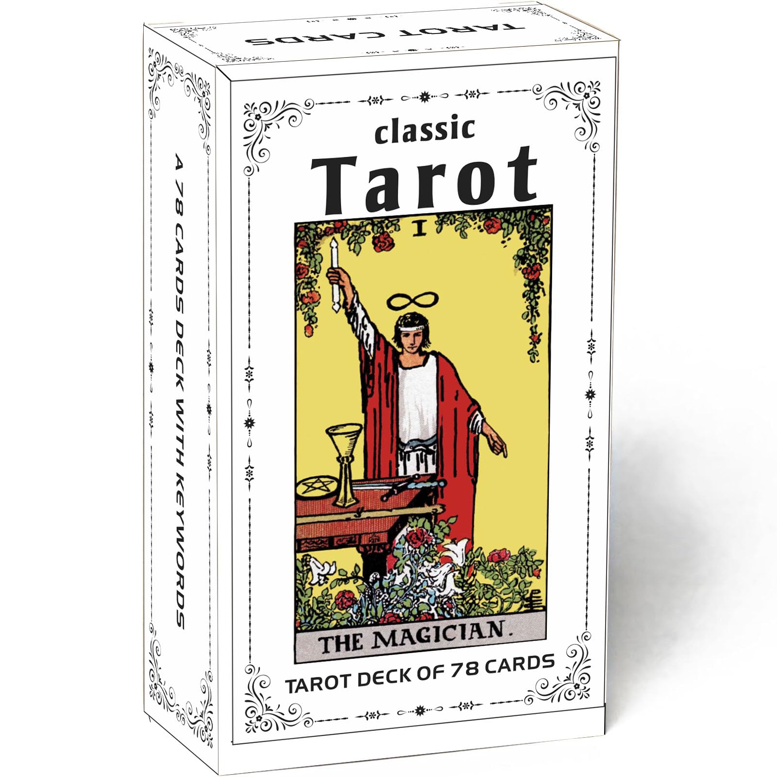GZSYXHJYXGS Classic Tarot Deck front cover for easy beginner readings