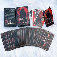 GZSYXHJYXGS Midnight Oracle card set laid out for storytelling