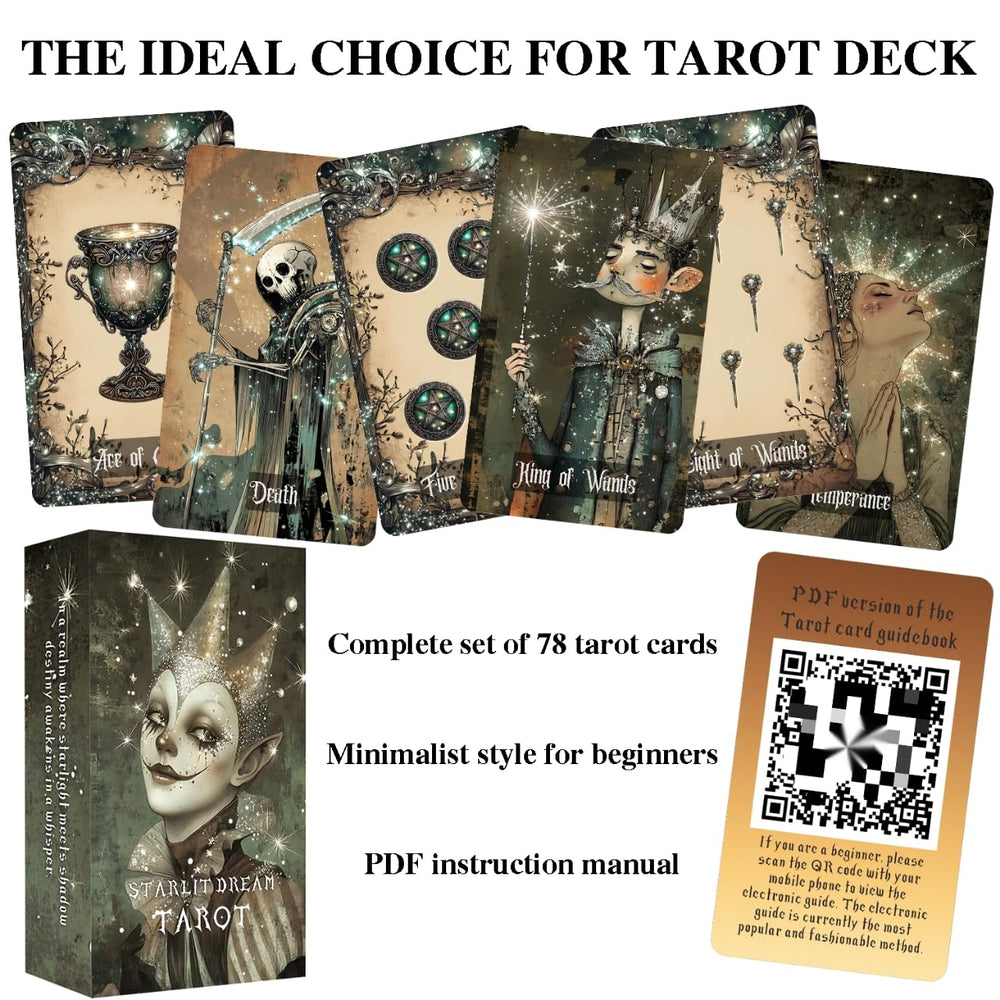 GZSYXHJYXGS Starlight Dream Tarot dreamlike minimalist art enhances readings