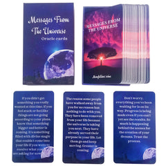 GZXINKE 54-card Spirit Messages interior prompts for resilience and guidance
