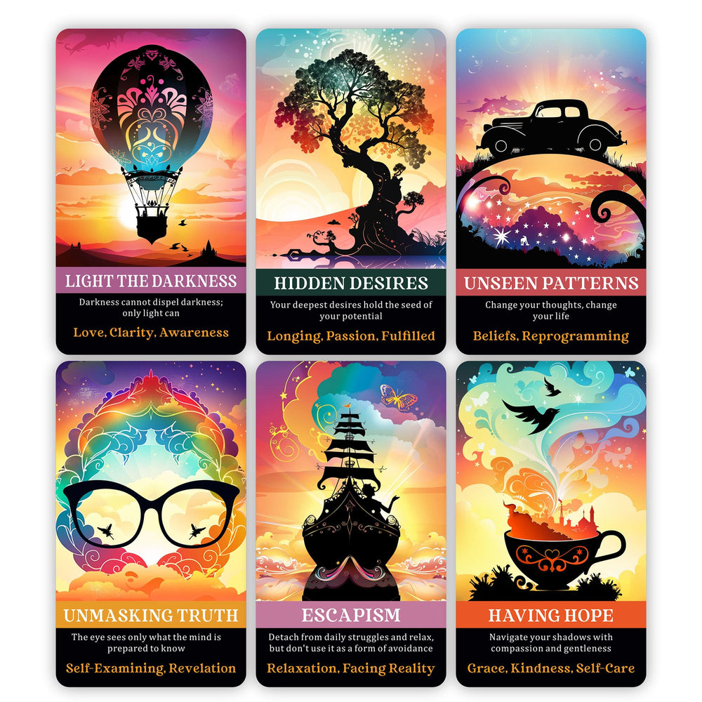 GZXINKE Inner Healing Oracle Deck illustrated guidance for emotional balance and resilient self-care.