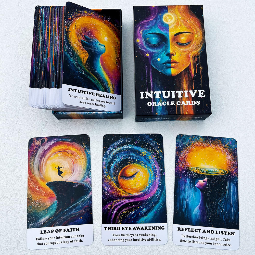 GZXINKE 56-card deck in hand for portable daily guidance