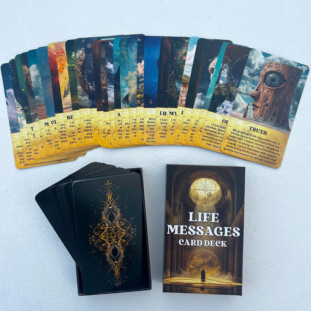 GZXINKE Life Messages deck gift-ready packaging perfect for thoughtful occasions.
