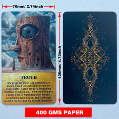 GZXINKE Life Messages deck in hand ready for a quick, reflective reading.