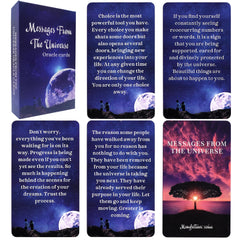 GZXINKE Messages from the Universe deck front cover for daily inspiration