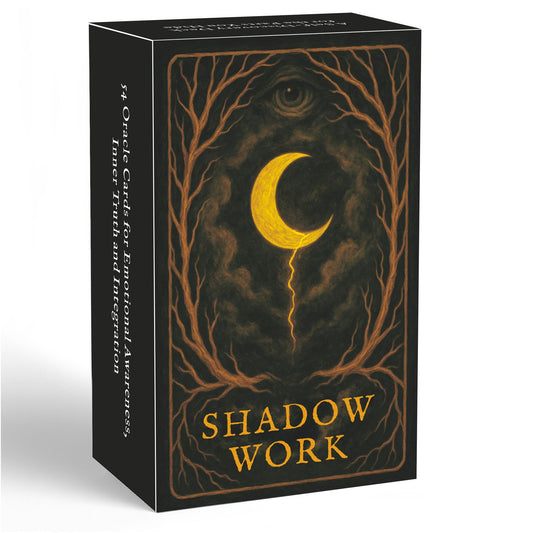 GZXINKE Shadow Work Deck card-01 artwork guiding inner child reflection and mindful awareness.