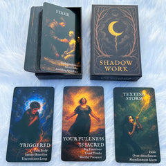 GZXINKE Shadow Work Deck card-02 artwork for emotional awareness during journaling.