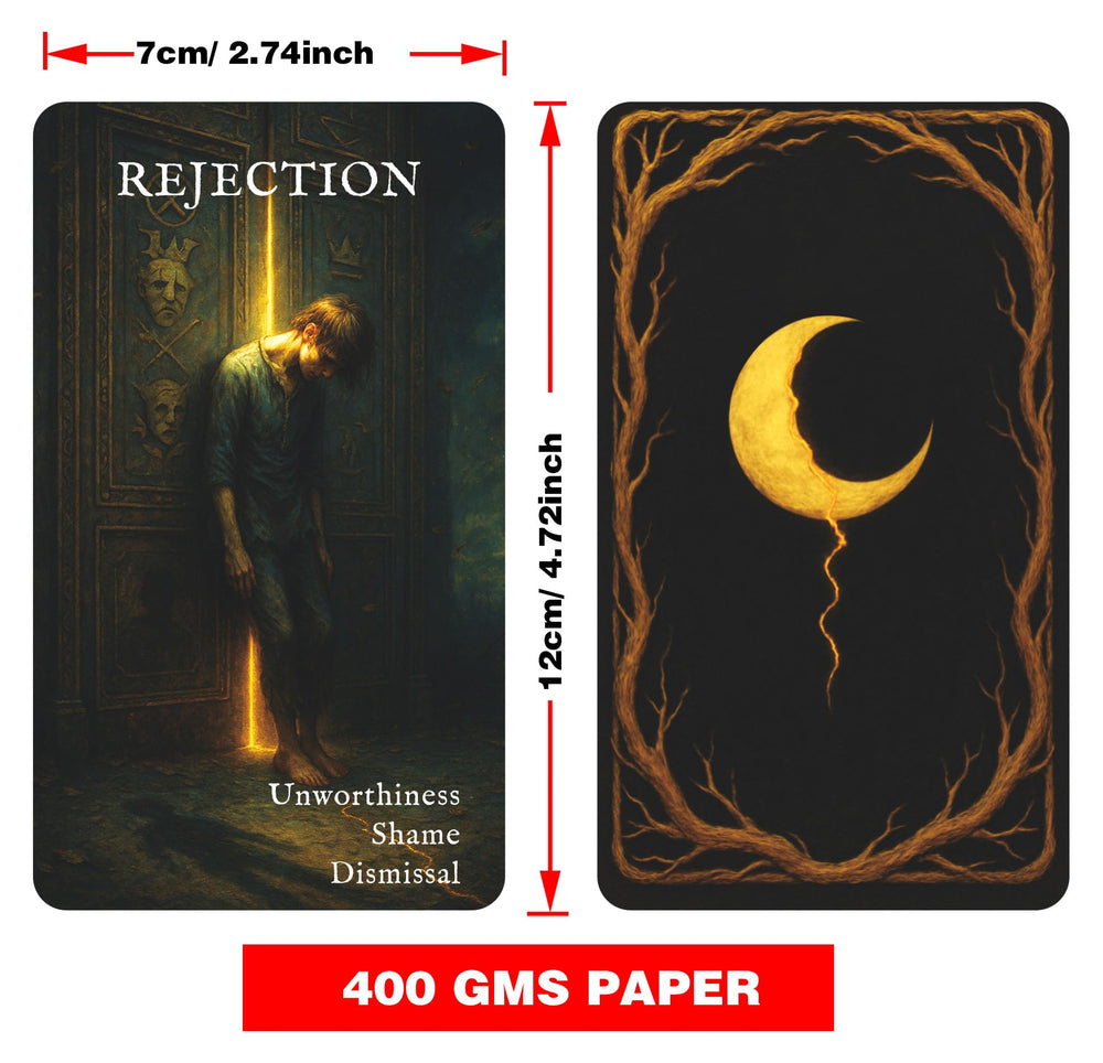 GZXINKE Shadow Work Deck card-05 artwork for beginners and empaths during readings.