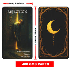 GZXINKE Shadow Work Deck card-05 artwork for beginners and empaths during readings.