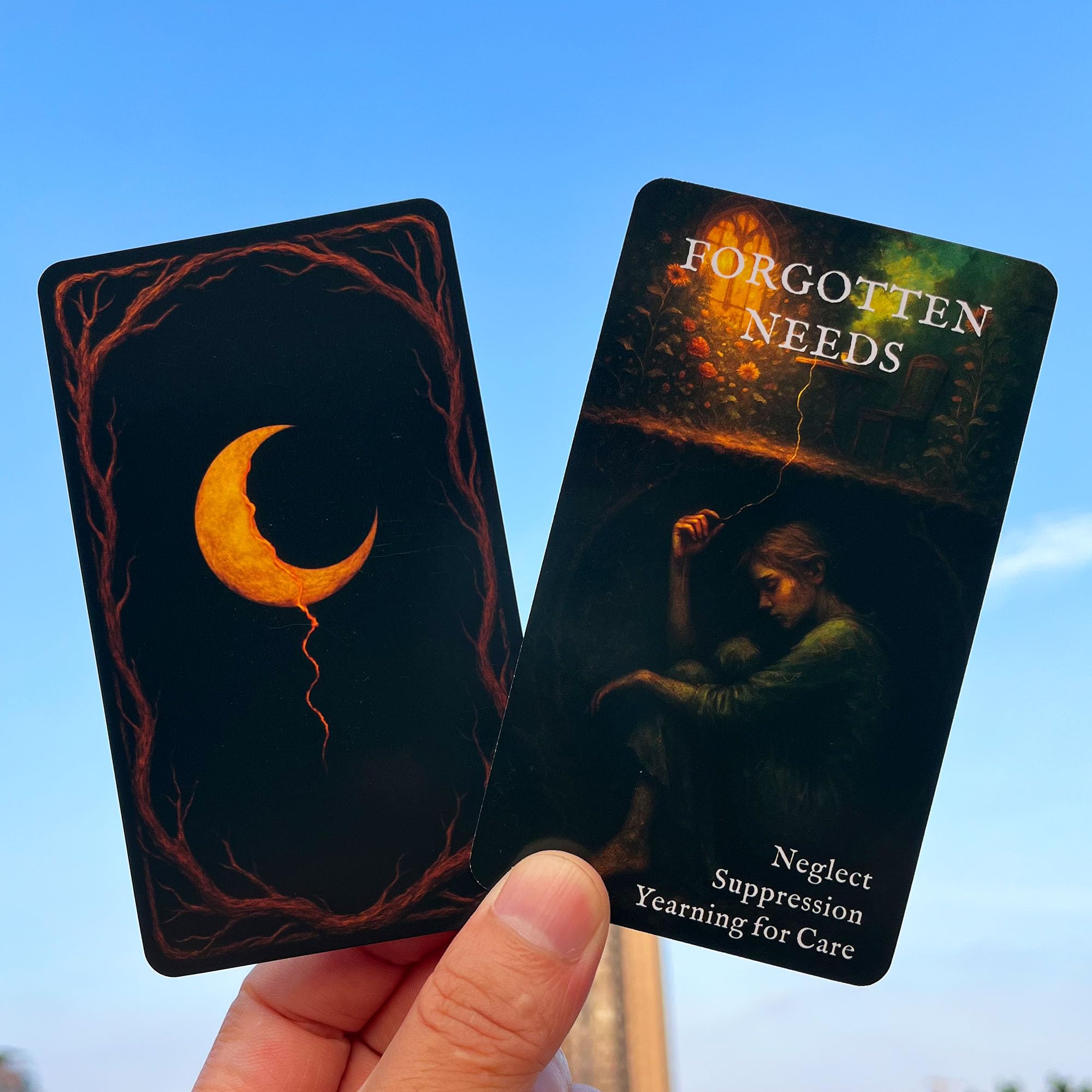GZXINKE Shadow Work Deck card-09 artwork perfect for gifting and mindful connection.