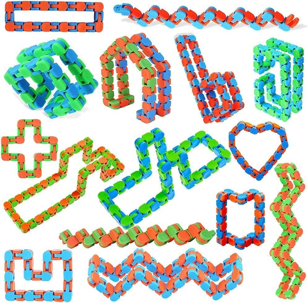 GZZDQGWN Wacky Tracks snap and click action promotes focus through finger movement