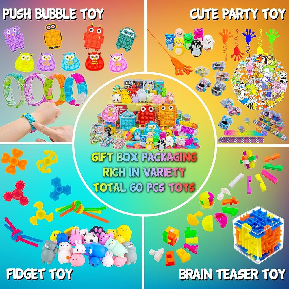 H-Partner push bubbles keychain adds portable fun for backpacks and party favors.