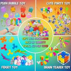 H-Partner push bubbles keychain adds portable fun for backpacks and party favors.