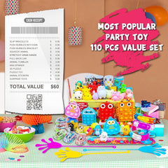 H-Partner slap bracelets ensemble adds bright, pop-on fun to parties and classroom activities.