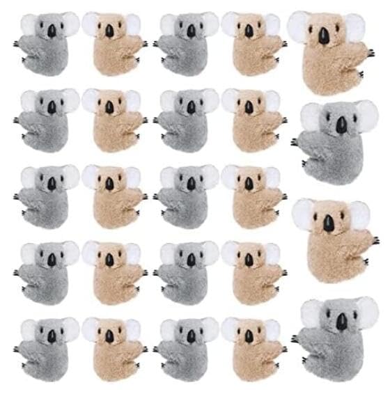 Haakong koala clip set in grey and khaki clips securely onto pencils.