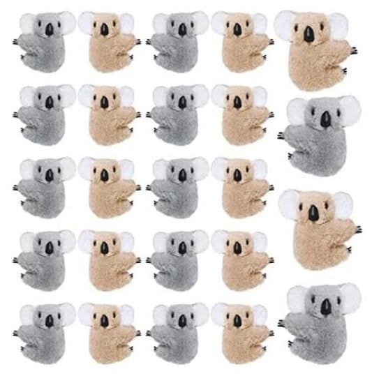 Haakong koala clip set in grey and khaki clips securely onto pencils.