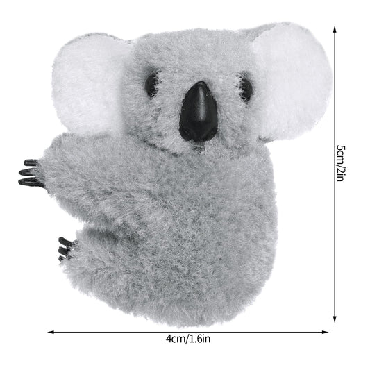 Haakong koala clip toppers sized 2.4 by 2.8 inches for easy attachment.
