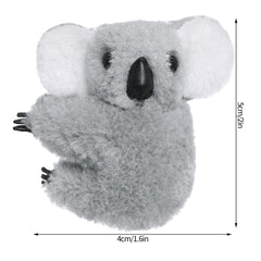 Haakong koala clip toppers sized 2.4 by 2.8 inches for easy attachment.