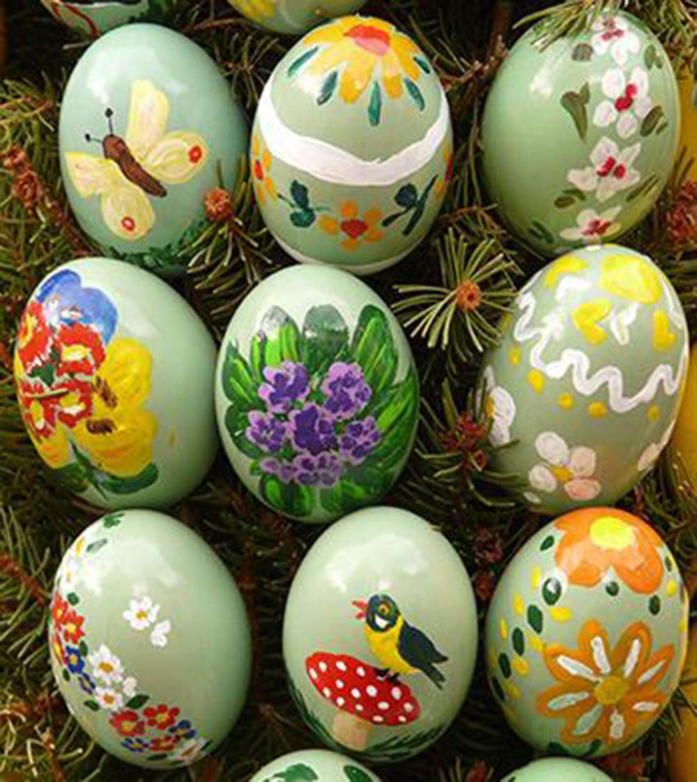 Haawooky Easter decoration eggs kit for festive displays and decor venues.