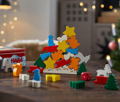 HABA Animal Upon Animal Christmas family game night supports 2–4 players