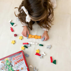 HABA Animal Upon Animal Christmas penguins and snow bunnies spark imagination