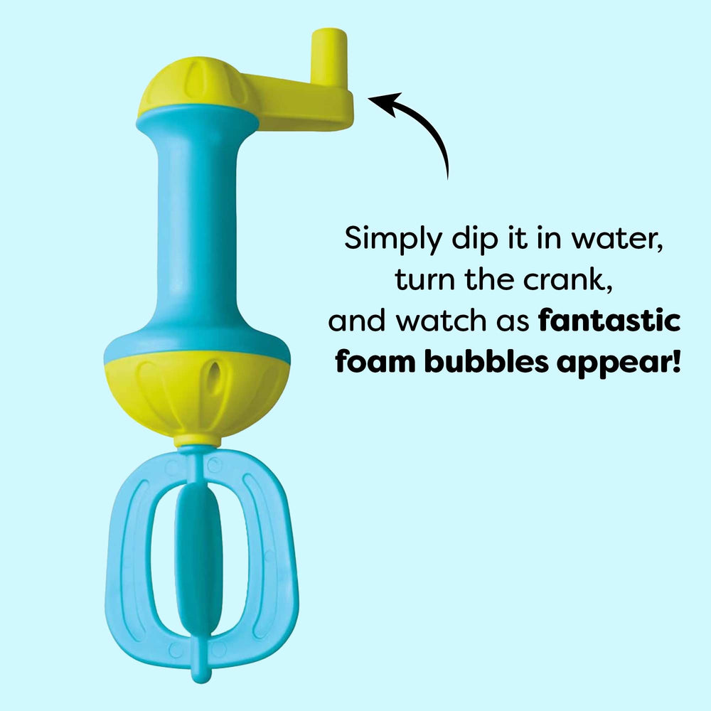 HABA sensory bath toy encourages imaginative outdoor water play.
