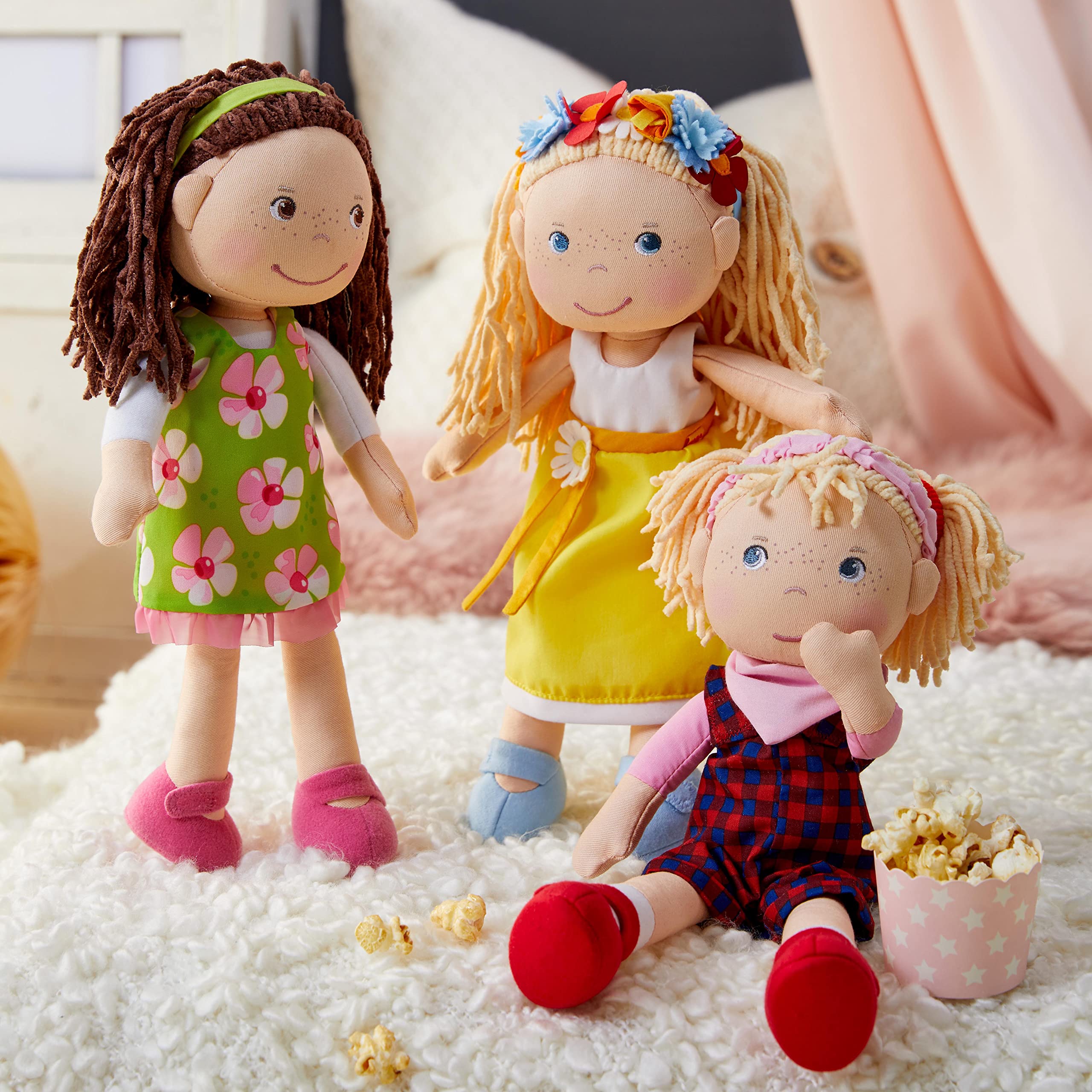 HABA Coco green dress showcases removable outfit options for dress-up