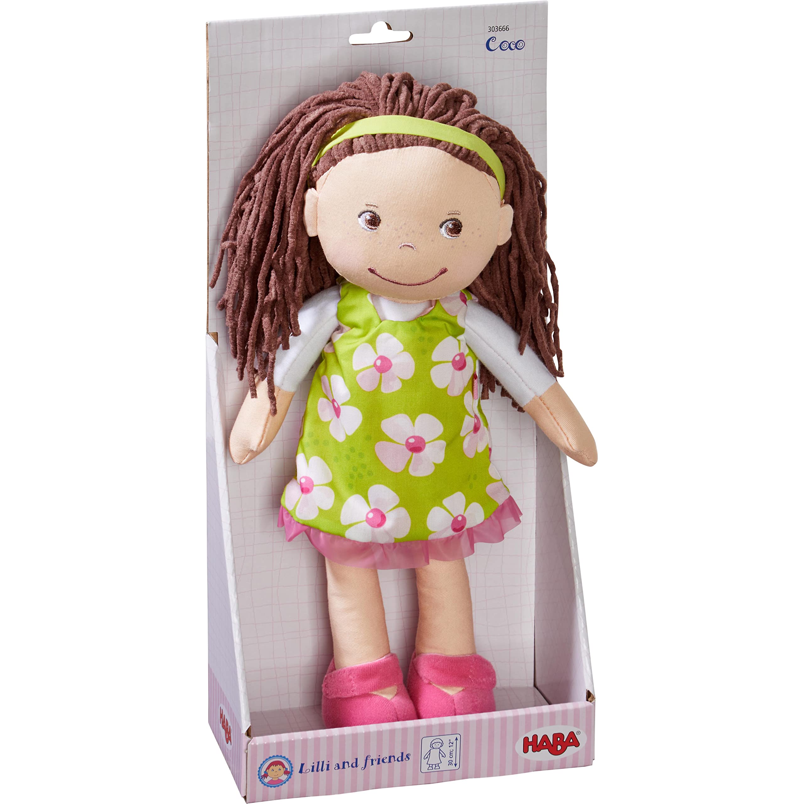 HABA Coco machine washable design for quick cleanups after play