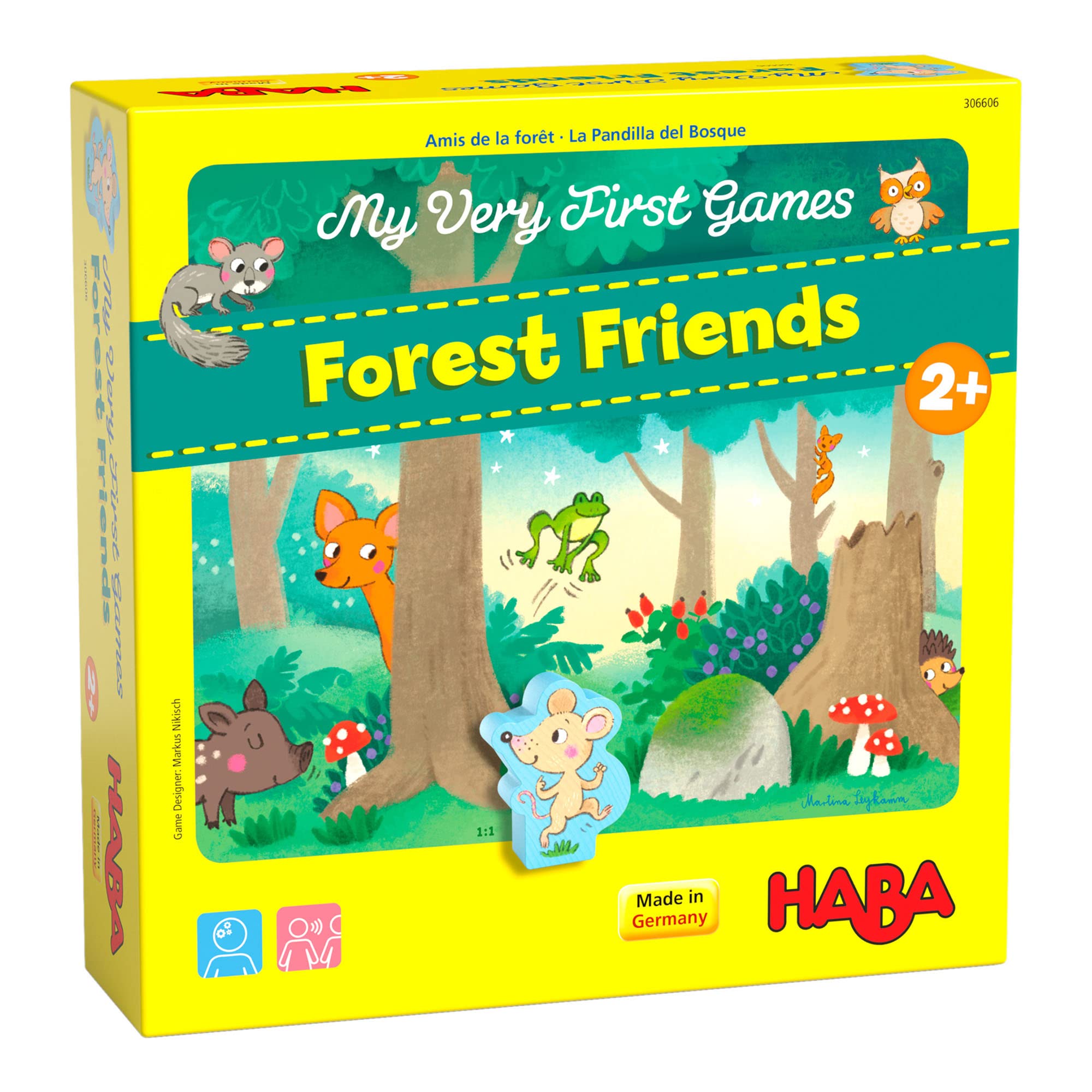 HABA Forest Friends 3D board supports interactive play and early memory skills.