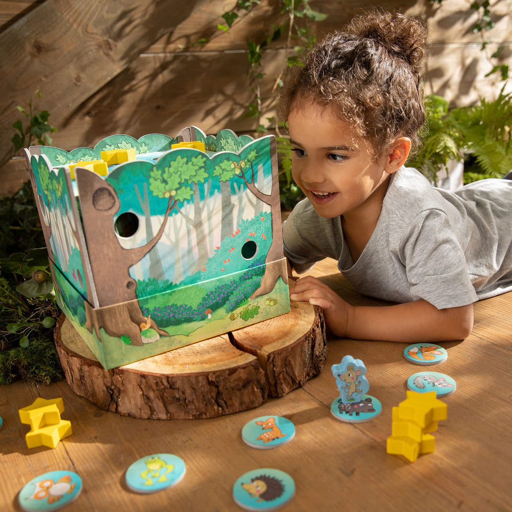HABA Forest Friends toddler learning activity kit promotes screen-free fun.