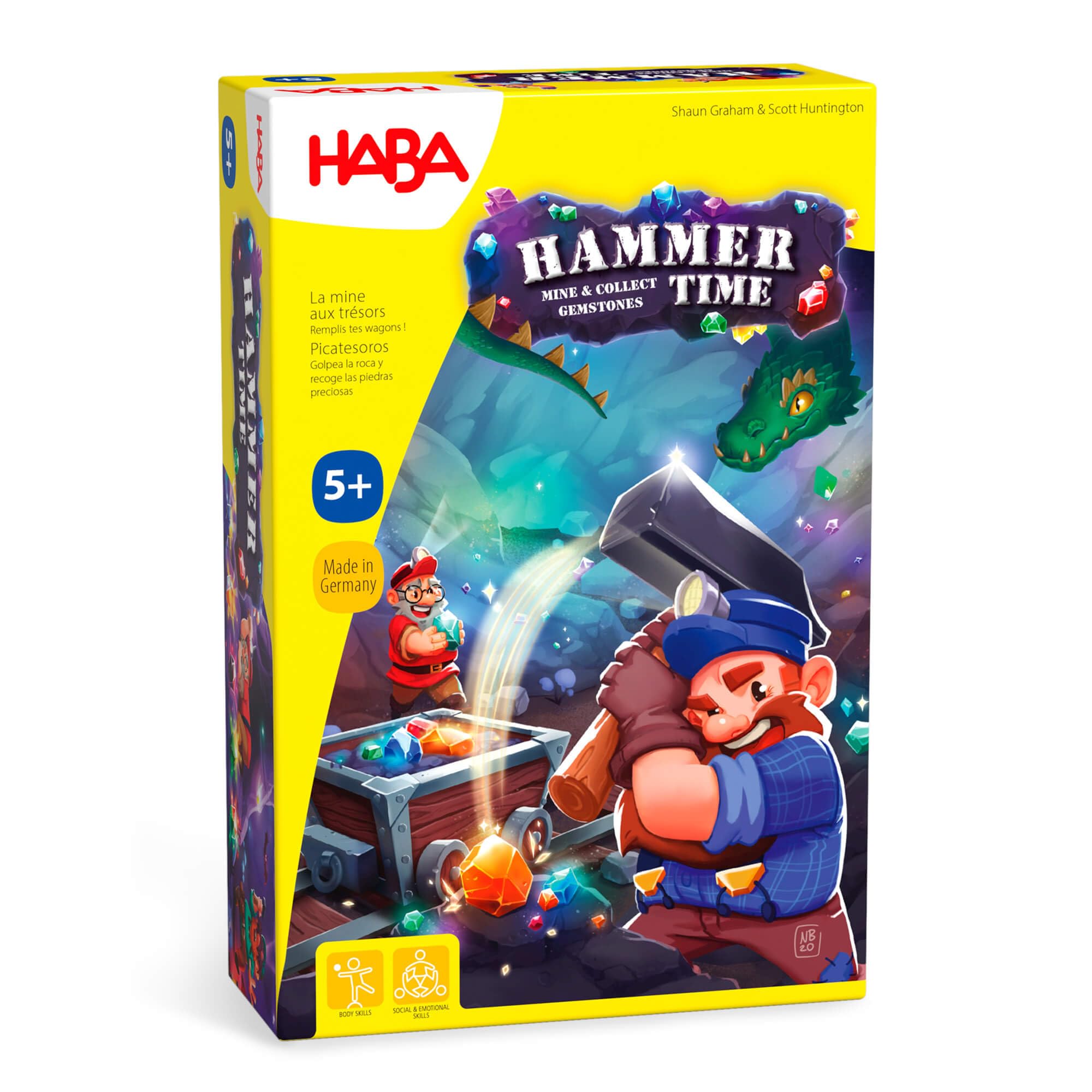 HABA Hammer Time Sparkle Mountain box scene for family treasure hunt