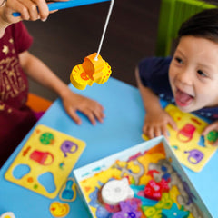 HABA Here Fishy Fishy solo play with die encourages concentration