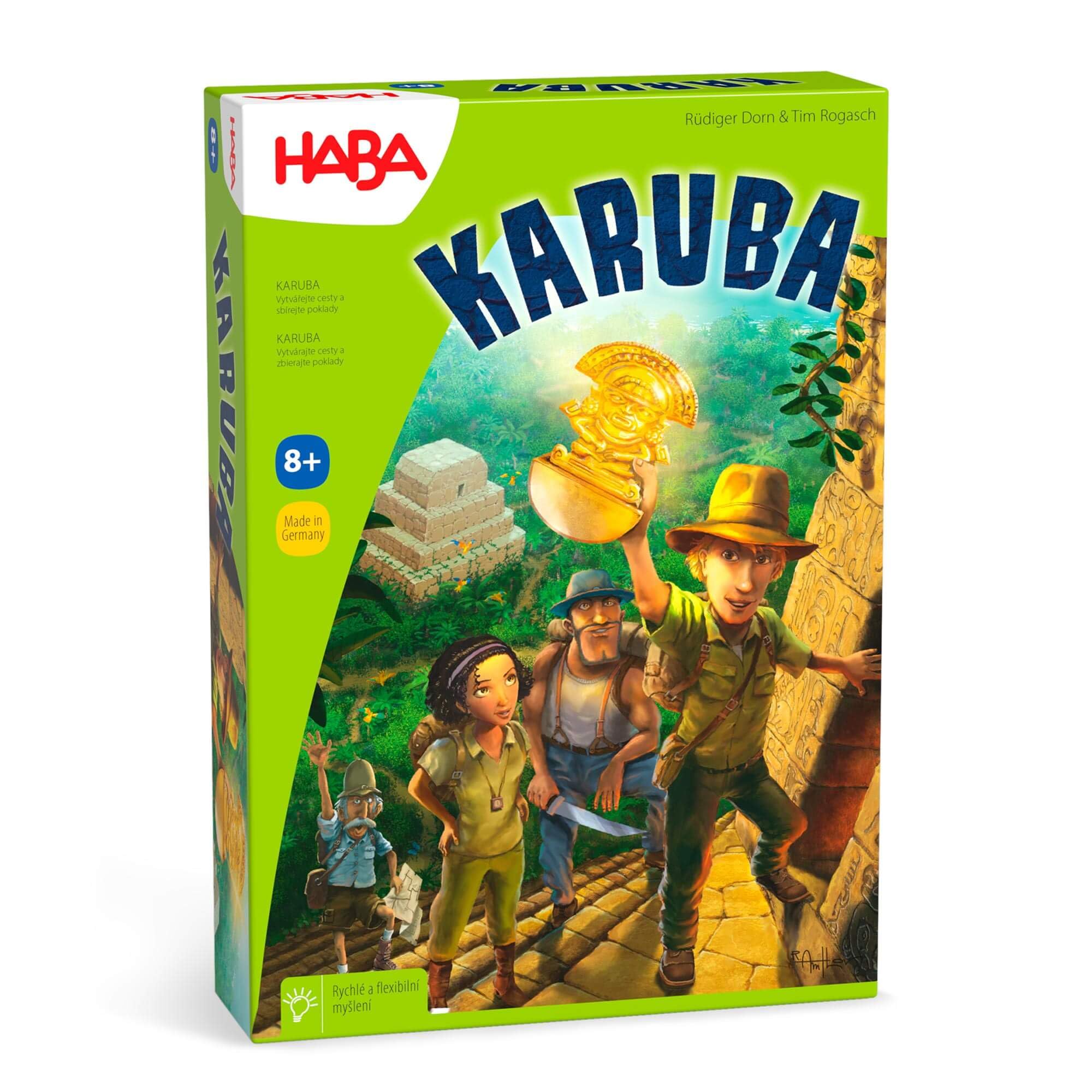 HABA Karuba jungle map for family play and exploration.
