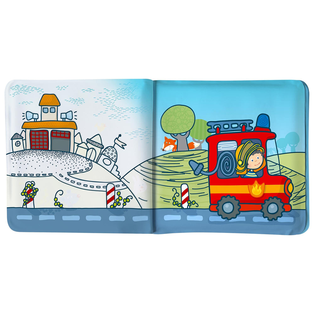 HABA Magic Color Changing Bath Book durable waterproof plastic built for toddlers