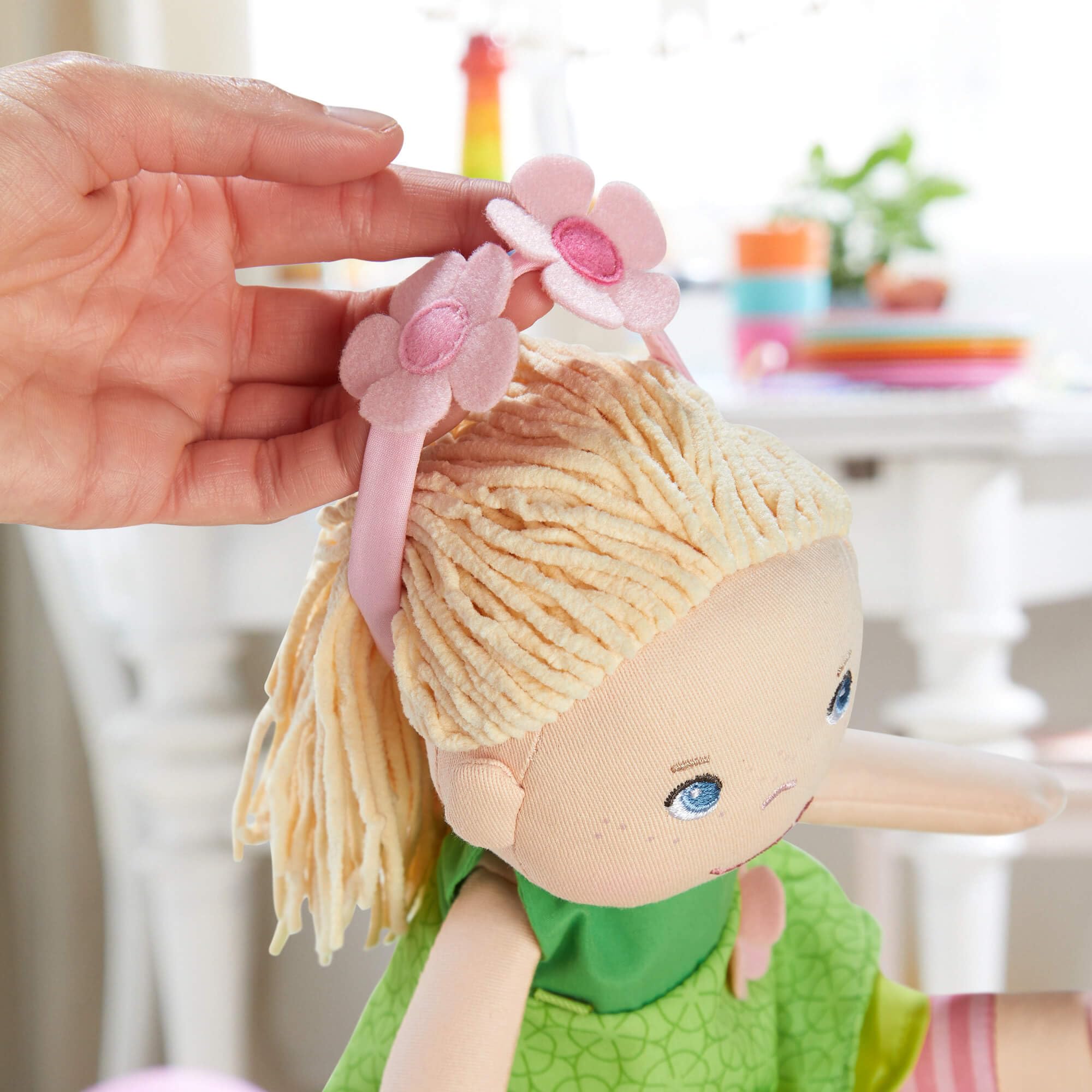 HABA Mali is part of a collectible 12-inch doll family with accessories.