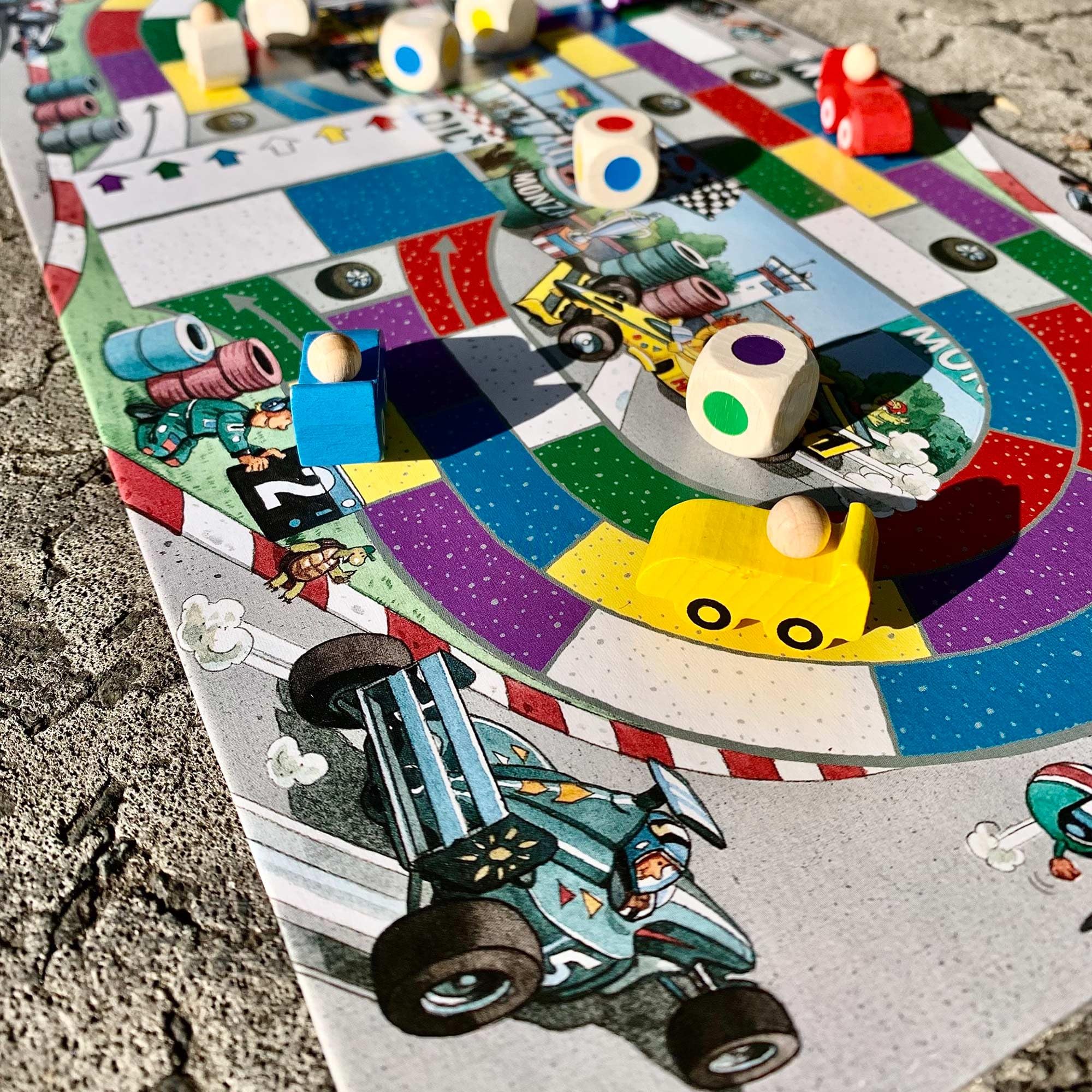 HABA Monza family play suitable for 2-6 players.