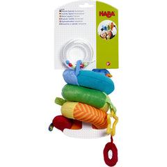 HABA Rainbow Activity Spiral textured leaves encourage grabbing and exploration at home