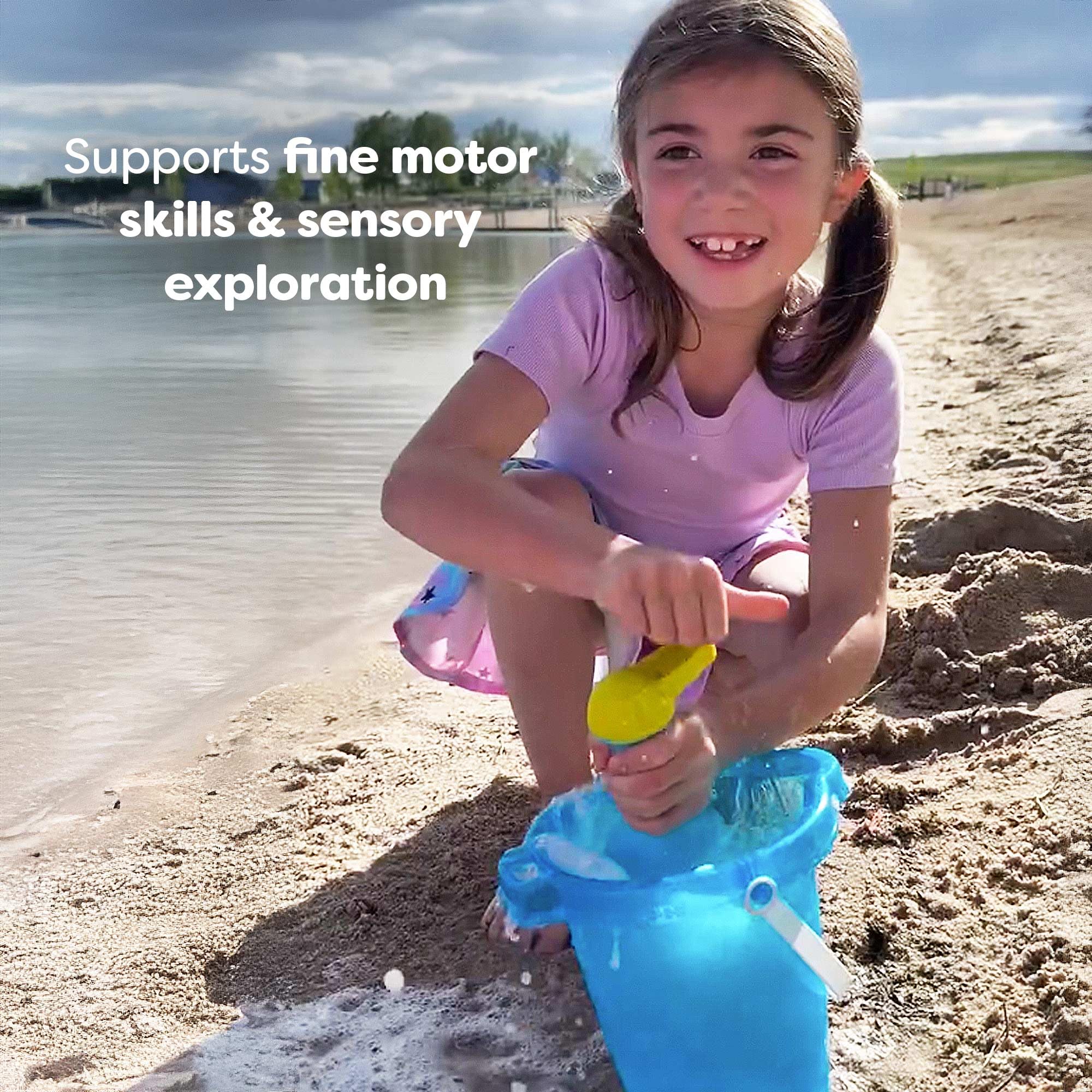 HABA Year-Round Bath Toy Mud Kitchen adds imaginative play to outdoor water adventures.