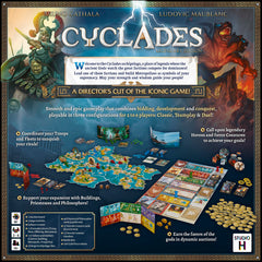 Hachette Cyclades dice and resources spark negotiation and planning