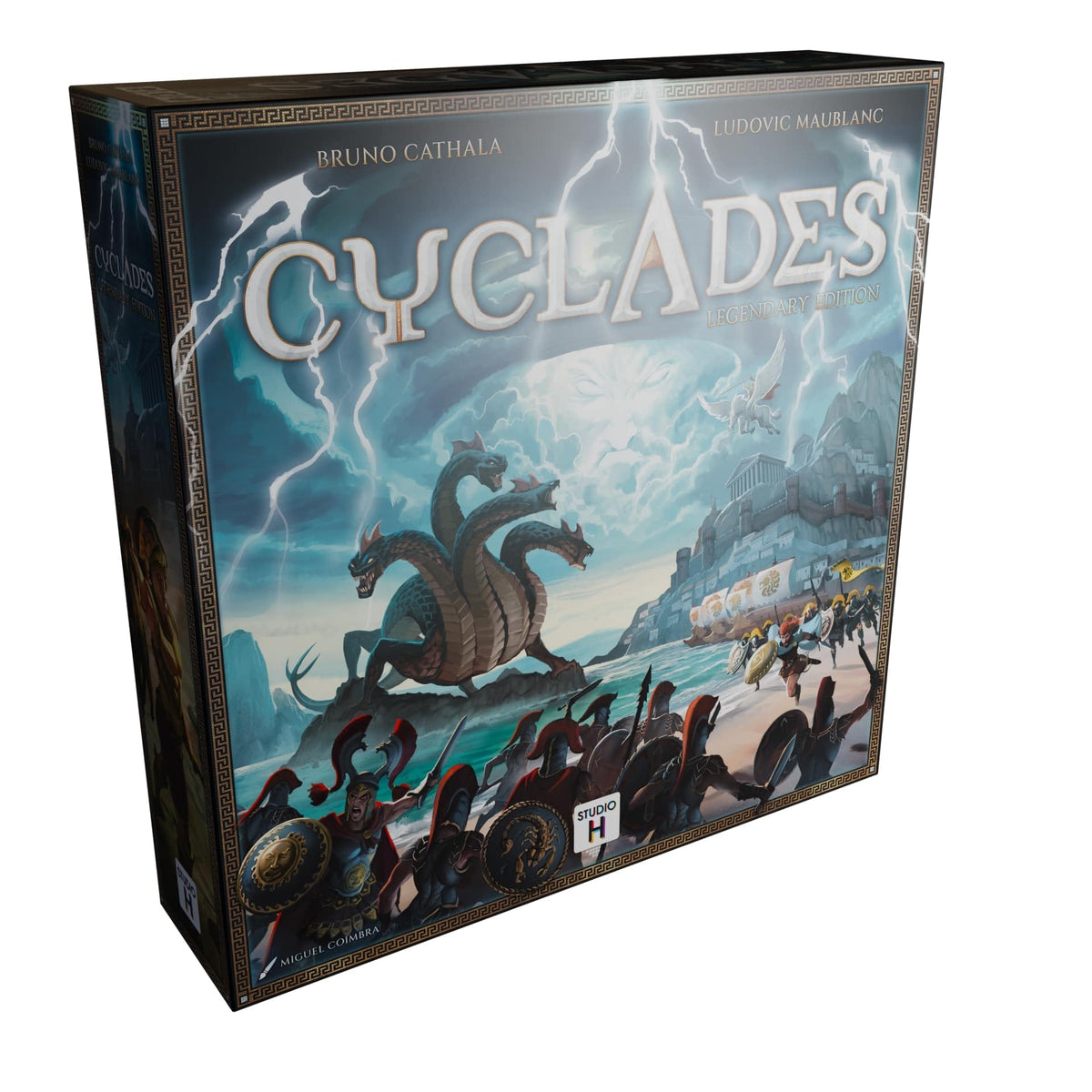 Hachette Cyclades map tiles show a modular board for dynamic strategy sessions