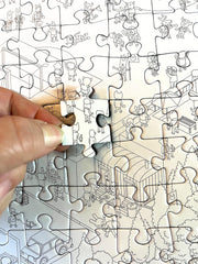 City map and bear storyline guide players through clues and discoveries