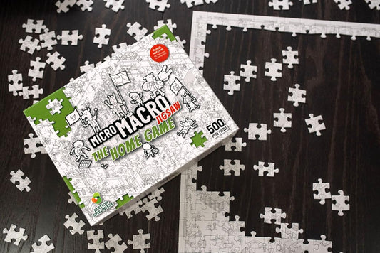 Hachette MicroMacro Home Game fosters togetherness during a cozy family puzzle night