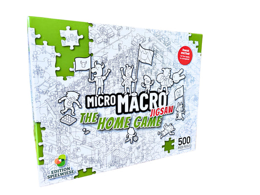 Hachette MicroMacro Home Game: soccer stadium build for family puzzle fun