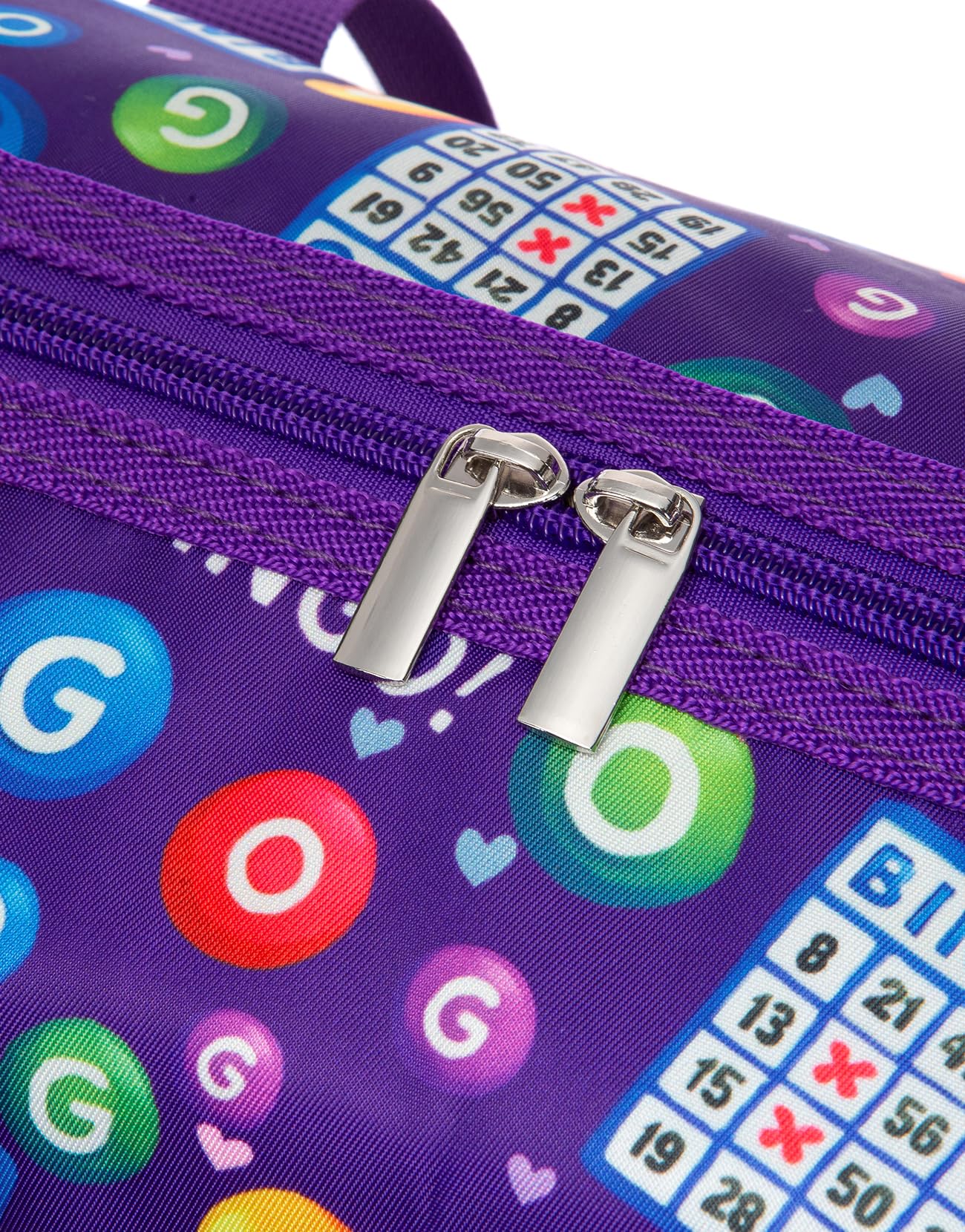 Stylish purple bag suits casino nights, travel, or everyday use