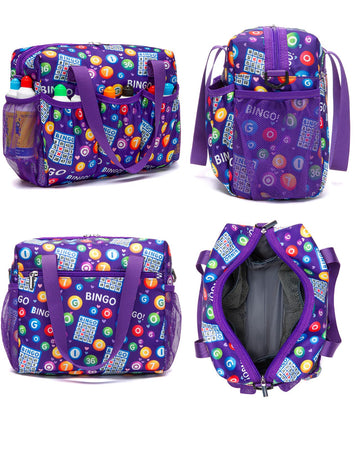 Versatile design doubles as a makeup bag or craft organizer